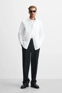 New CAMISA REGULAR FIT ESTRUCTURA Hombre Camisas