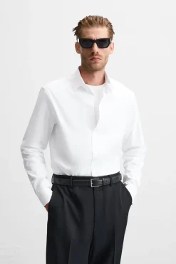 New CAMISA REGULAR FIT ESTRUCTURA Hombre Camisas