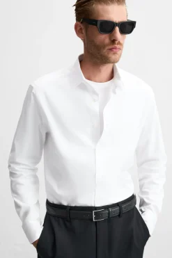 New CAMISA REGULAR FIT ESTRUCTURA Hombre Camisas