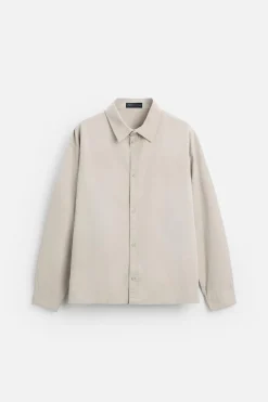 Clearance CAMISA RELAXED FIT LAVADO Hombre Camisas