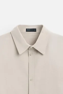 Clearance CAMISA RELAXED FIT LAVADO Hombre Camisas