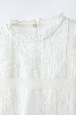 Niños ZARA 6 - 14 Años·Blusas / Camisas<CAMISA ROMÁNTICA