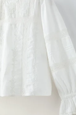 Niños ZARA 6 - 14 Años·Blusas / Camisas<CAMISA ROMÁNTICA