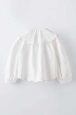 Niños ZARA 6 - 14 Años·Blusas / Camisas<CAMISA ROMÁNTICA BORDADOS