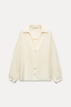 New CAMISA RÚSTICA HILO METALIZADO Mujer Camisas / Blusas