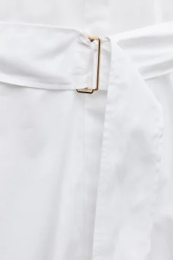 Fashion CAMISA SAFARI POPELÍN CINTURÓN Mujer Camisas / Blusas