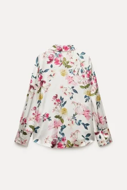 Fashion CAMISA SATINADA Mujer Camisas / Blusas