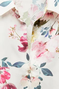 Fashion CAMISA SATINADA Mujer Camisas / Blusas