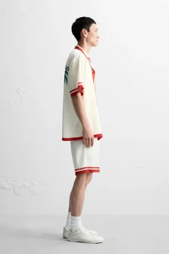 Fashion CAMISA SATINADA CONTRASTE Hombre Camisas