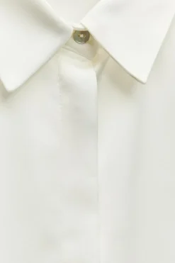 New CAMISA SATINADA MANGA KIMONO Mujer Camisas / Blusas