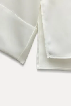 New CAMISA SATINADA MANGA KIMONO Mujer Camisas / Blusas