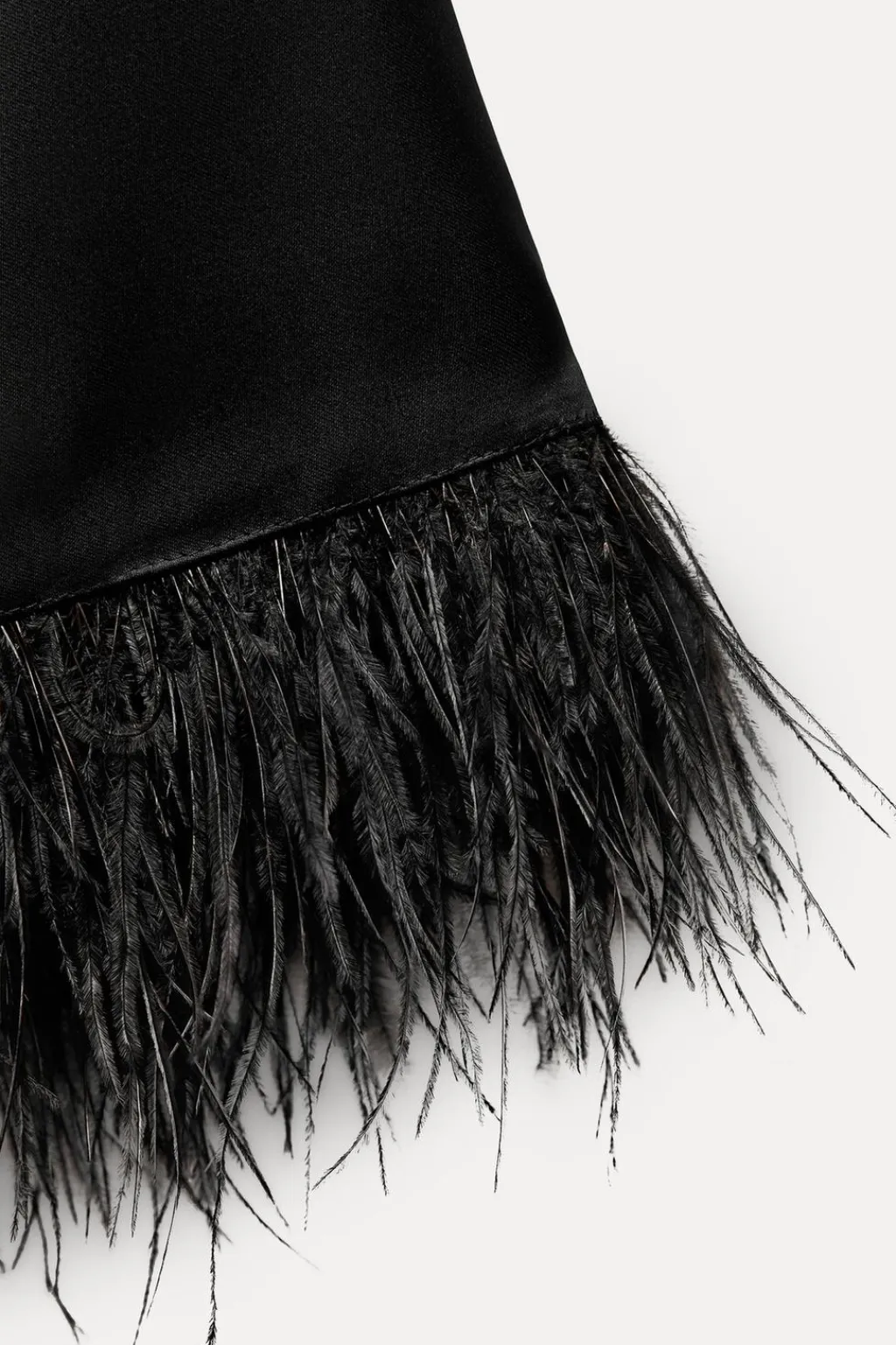 New CAMISA SATINADA PLUMAS Mujer Camisas / Blusas