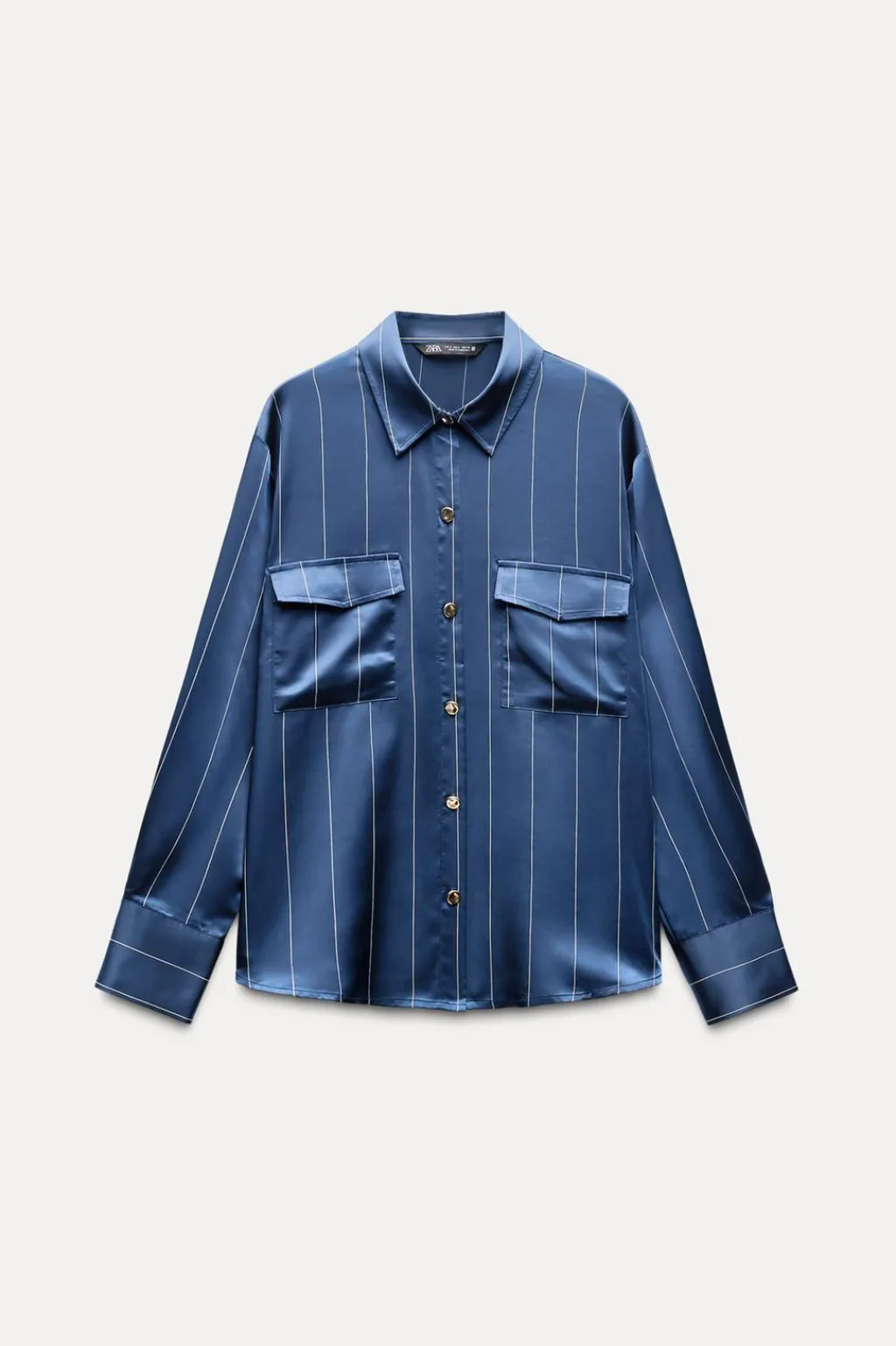 Clearance CAMISA SATINADA RAYAS Mujer Camisas / Blusas