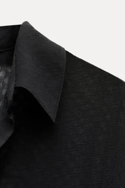 Best CAMISA SEMITRANSPARENTE ESTRUCTURA Mujer Camisas / Blusas