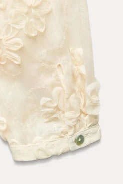 Sale CAMISA SEMITRANSPARENTE ESTRUCTURA LENTEJUELAS Mujer Camisas / Blusas