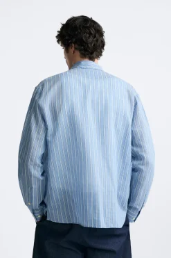 Online CAMISA SEMITRANSPARENTE RAYAS Hombre Camisas