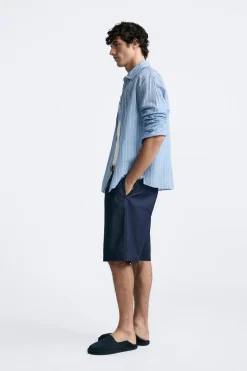 Online CAMISA SEMITRANSPARENTE RAYAS Hombre Camisas