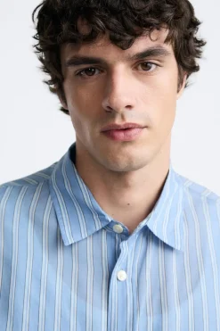 Online CAMISA SEMITRANSPARENTE RAYAS Hombre Camisas