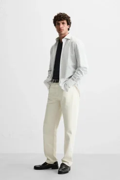 New CAMISA SLIM FIT CUADROS Hombre Camisas