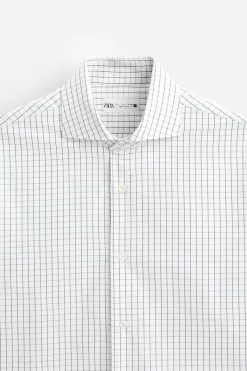 New CAMISA SLIM FIT CUADROS Hombre Camisas