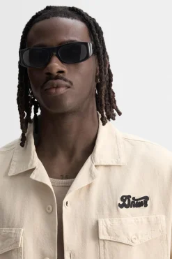 Clearance CAMISA TEXTOS BORDADOS Hombre Camisas