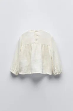 Niños ZARA 1½ - 6 Años·Camisas<CAMISA TEXTURA FLORES