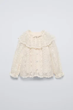 Niños ZARA 1½ - 6 Años·Camisas<CAMISA TUL BORDADOS