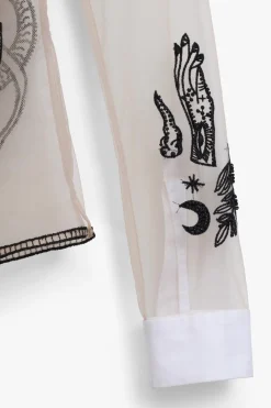 New CAMISA TUL BORDADOS ICONS LIMITED EDITION Mujer Camisas / Blusas