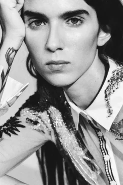 New CAMISA TUL BORDADOS ICONS LIMITED EDITION Mujer Camisas / Blusas