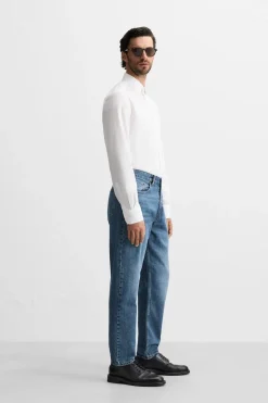 Online CAMISA TWILL RAYAS Hombre Camisas