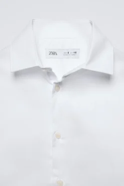 Niños ZARA 6 - 14 Años·Camisas / Sobrecamisas|6 - 14 Años·Trajes<CAMISA VESTIR ALGODÓN