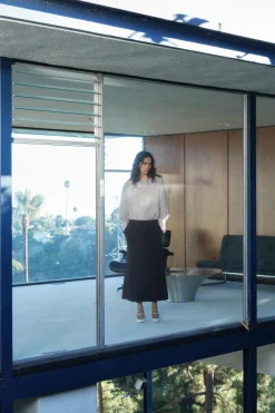 Clearance CAMISA VOLANTE CUADRO VICHY ZW COLLECTION Mujer Camisas / Blusas