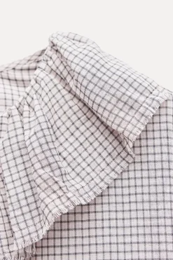 Clearance CAMISA VOLANTE CUADRO VICHY ZW COLLECTION Mujer Camisas / Blusas