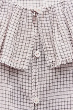 Clearance CAMISA VOLANTE CUADRO VICHY ZW COLLECTION Mujer Camisas / Blusas