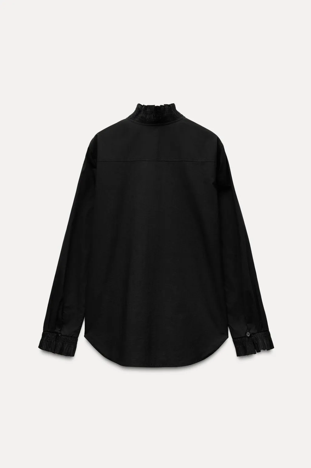 New CAMISA VOLANTE PLISADO ZW COLLECTION Mujer Camisas / Blusas