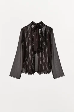 Fashion CAMISA VOLANTES Mujer Camisas / Blusas|Lenceria