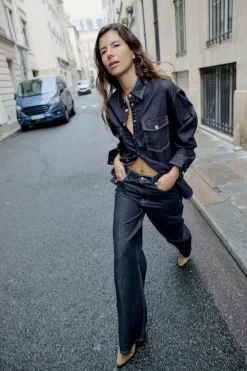 Discount CAMISA Z1975 BÁSICA DENIM Mujer Camisas / Blusas