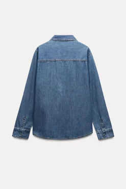 Online CAMISA Z1975 DENIM BOLSILLOS PLASTRÓN Mujer Camisas / Blusas