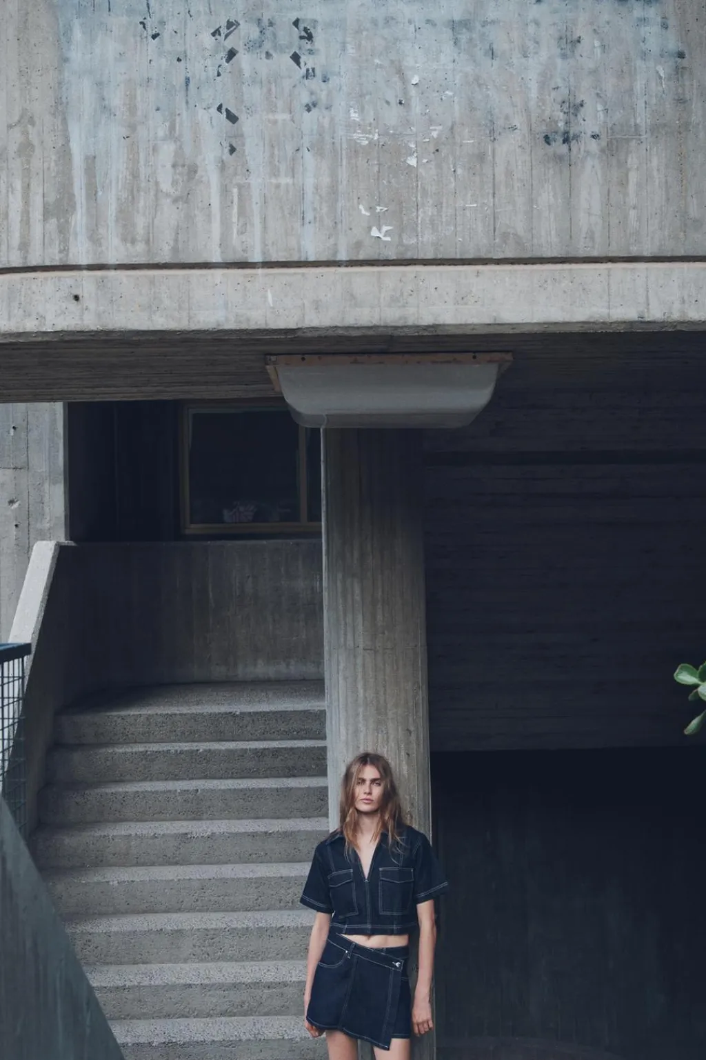 Fashion CAMISA Z1975 DENIM CROPPED Mujer Camisas / Blusas