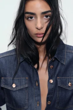 Fashion CAMISA Z1975 DENIM SOFT Mujer Camisas / Blusas