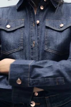 Fashion CAMISA Z1975 DENIM SOFT Mujer Camisas / Blusas