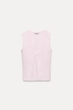 Hot CAMISETA ALGODÓN ESCOTE PICO Mujer Sudaderas / Joggers