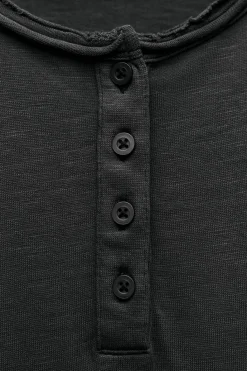 Discount CAMISETA ALGODÓN FLAMÉ EFECTO LAVADO Mujer Camisetas