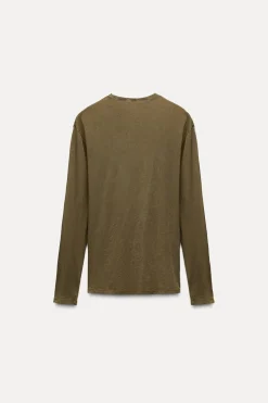 Clearance CAMISETA ALGODÓN LAVADA Mujer Camisetas