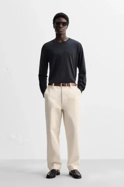 Best CAMISETA ALGODÓN LIGERO MANGA LARGA Hombre Camisetas