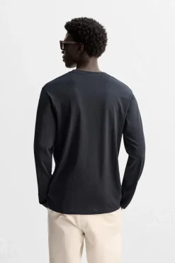 Best CAMISETA ALGODÓN LIGERO MANGA LARGA Hombre Camisetas