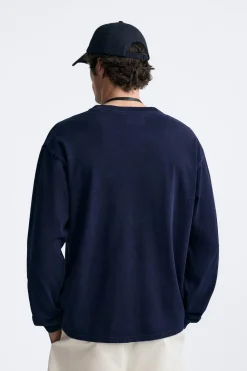 Discount CAMISETA ALGODÓN ÍNDIGO Hombre Camisetas