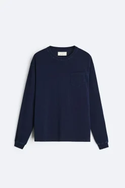 Discount CAMISETA ALGODÓN ÍNDIGO Hombre Camisetas