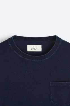 Discount CAMISETA ALGODÓN ÍNDIGO Hombre Camisetas