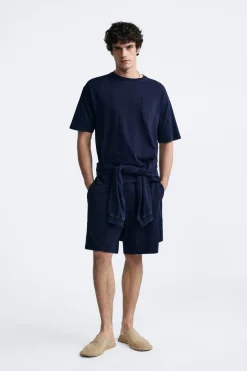 Fashion CAMISETA ALGODÓN ÍNDIGO Hombre Camisetas